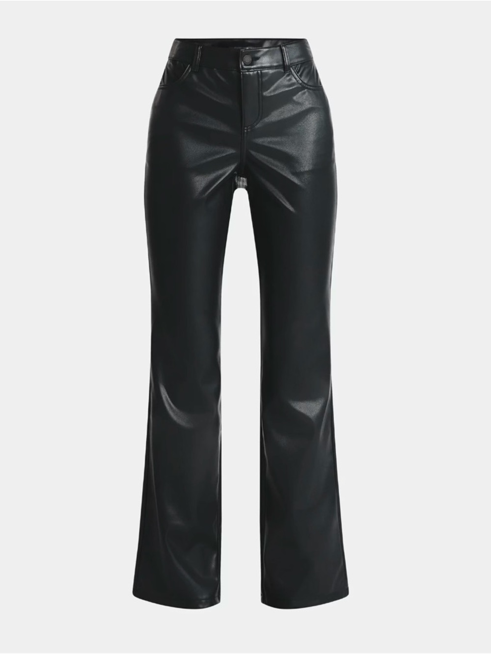 NWOT - Faux Leather Baby Bootcut Pants. - Picture 1 of 5
